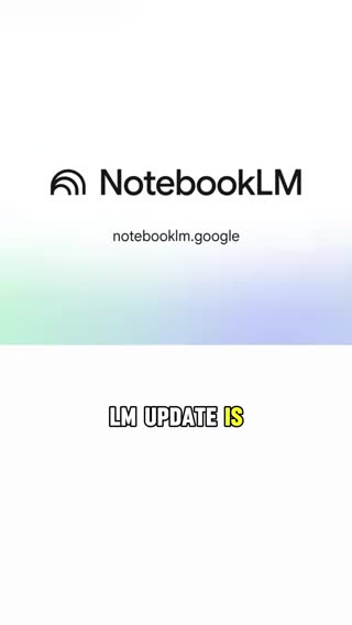 🚀 STOP reading documents manually!  Google's new NotebookLM update just changed EVERYTHING. 4 new audio formats that turn any PDF into: ✅ Deep analysis (like hiring PhD researchers) ✅ 2-minute summaries that actually matter ✅ Professional critiques ✅ Strategic debates This is rolling out THIS WEEK and it's completely FREE! Your move while competitors are still reading the old way 👀 #NotebookLM #AIProductivity #BusinessHacks #GoogleAI #ContentStrategy #Productivity #BusinessTips #AITools #WorkSmarter #TechUpdate
