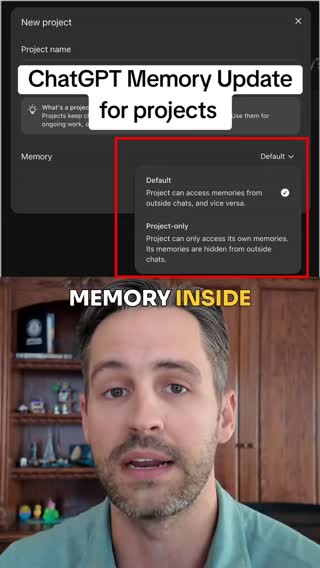 Chat GPT Project-Based Memory and Keyboard Shortcuts