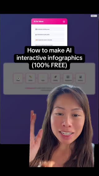 How to make interactive diagrams, charts, and infographics for FREE in Claude Artifacts. I love that it’s code so you can export it and use Claude Code to add more complexity. You can also edit text directly because it’s code (vs static image generation with ChatGPT 4o). - how do I make interactive infographics, diagrams, and charts with AI? - free AI tool to make visualizations? - how to use Claude Artifacts AI to make interactive visuals and diagrams and infographics? #ai @Claude #aitools #infographic #marketing #sabrinaramonov 