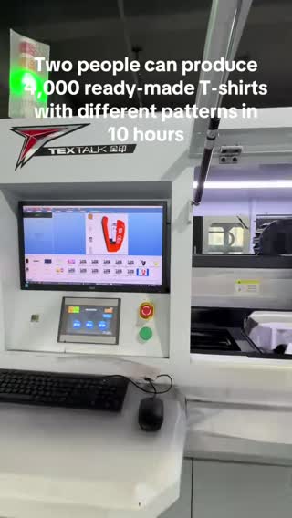 Tshirt Automation Printing with DTF Technology