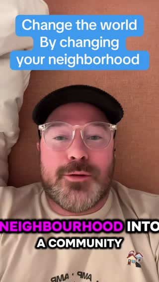 Now that I know what it’s like to live in a neighborhood that’s actually a community. I don’t want anyone else to go another day without living like this. We’re all missing meaningful connection in our lives, but we don’t realize how easy it is to solve that problem  My Friday or Sunday calls, pop into my community and change how you live your life you’ll never regret it 