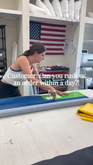 Our friends at the @ksumuseum asked what we could create in just 24 hours for last-minute client gifts. We landed on these appliquéd 'K' Mini Wallets in Kent's school colors—and I love how they turned out! #custom #handmade #kentstate #fashion #cutandsew 