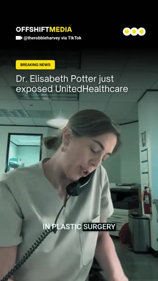 UnitedHealthcare vs. The Surgeon Who Wouldn’t Stay Quiet 🩺🔥 A cancer surgeon. A viral video. And an insurance giant that allegedly called her mid-surgery — demanding patient info. Dr. Elisabeth Potter says UnitedHealthcare’s interference put a bre*st c*ncer patient at risk. Now she claims retaliation: being dropped from their network, staring down $5M in debt, and fighting to keep her clinic alive. UnitedHealthcare says it was just a billing mix-up. Sources: tiktok.com/@drelisabethpotter tiktok.com/@therobbieharvey Some call it a patient safety crisis. Others see it as a warning to healthcare whistleblowers. Crew — if insurers can interrupt surgeons in the OR, what’s stopping them from deciding patient care entirely? 🩺🔥 #drpotter #healthcareworker #healthcare #nurselife #medicalnews #patientcare #hospitalstories #offshiftmedia