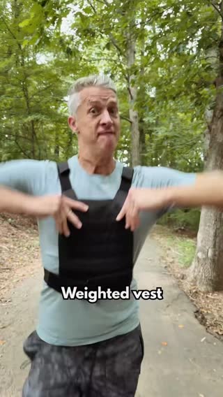 Welcome to your middle-aged workout 🤗 (feat. @Dude Dad) #genx #weightedvest 