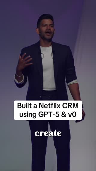 Built this leveraging GPT-5 & v0 by Vercel. Absolutely ridiculous! #chatgpt #gpt5 #ai 