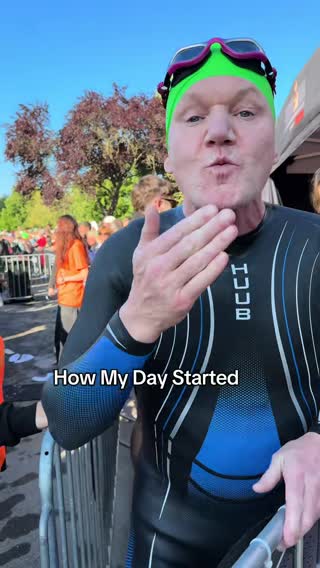 Ironman 70.3…done ! @IRONMAN I’m back !!!!!!! What an incredible day and congrats to all the triathletes and thank you to all the volunteers Gx 