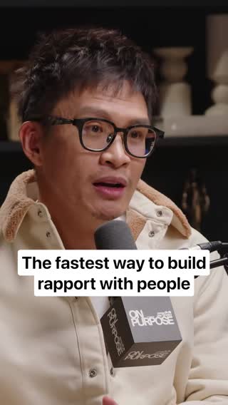 This is the quickest way to build rapport - it's by matching and mirroring their emotion. But it's not about staying there, it's about meeting them where they are and then taking them to where you want to go! Thanks @jayshetty for having me on your pod!