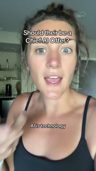 What are your thoughts on the Chief AI Officer role? Isn’t AI technology? Shouldn’t you have technology leadership that stays up to date with the development of technology in a way to help lead the integration efforts? Shouldn’t you invest in education and tools for people who understand your business to also understand AI? #ai #corporate #caio #digitaltransformation #leadership #cto #greenscreen 