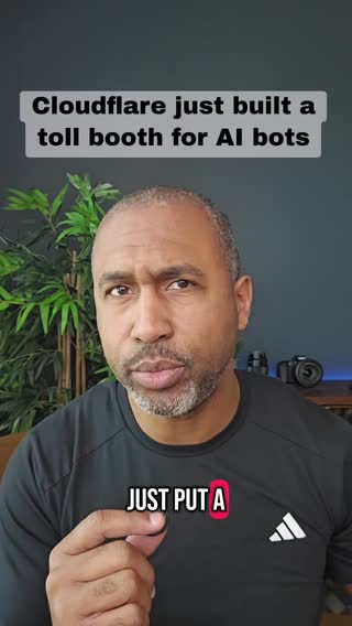 Cloudflare just built a toll booth for AI bots. Would YOU charge AI bots to access your site? #AInews #CloudflareUpdate #DigitalOwnership #TechTikTok #AutomationRights