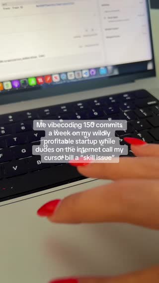 Me and my skill issues will see you at $1M ARR soon, babes 😘 #cursor #ai #vibecoding #claudesonnet #aiengineer #startup #softwareengineer #founder #tech 