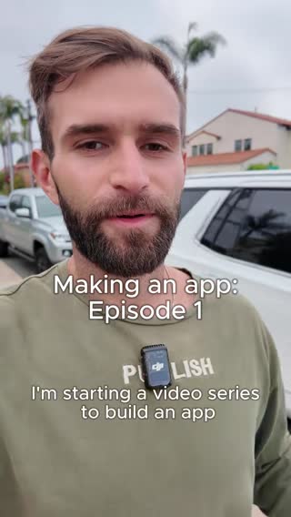 Episode 1 of me building an app. The main goal of this process is to have fun and to also give me some consistency in what my videos will be about. I hope you enjoy 🤙🏼 #AppDev #IndieHacker #BuildInPublic #StartupJourney #SoftwareEngineering #TechContent #DevLife #SideProject #EntrepreneurMindset #LevelUp #CodingJourney #ProductivityContent #AppBuilder
