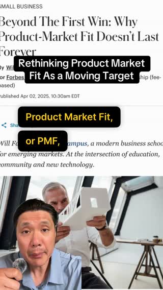 Product market fit (PMF) is not a destination, but a moving target that most product marketers misunderstand. PMF is temporal and exists in windows, not as a permanent state. I explore factors like competitive timing, economic cycles, regulatory changes, and cultural adoption curves that can transform the market context and redefine what constitutes PMF. The key is to map out timing scenarios and build contingency positioning, rather than chasing PMF as a binary achievement. #ProductMarketFit #PMF #MarketDynamics #CompetitiveTiming #EconomicCycles #Regulation #CulturalAdoption #branding #marketing #productmarketing #ValueProposition #Positioning