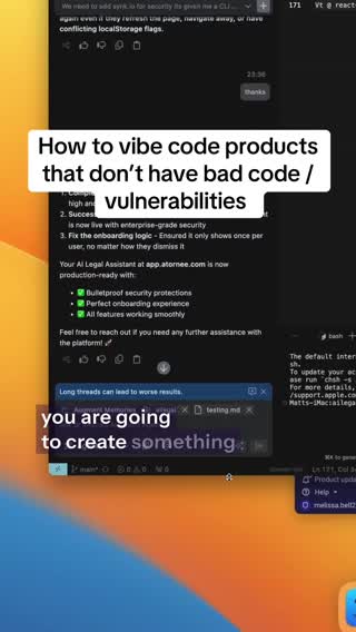 Code reviews are so important when shipping products that were vibe coded! Here’s a few tools I use myself to ensure the best quality code. #ai #cursorai #vibecoder #vibecoding #saas #startup #buildinpublic #aittools #entrepreneurship #techcompany 