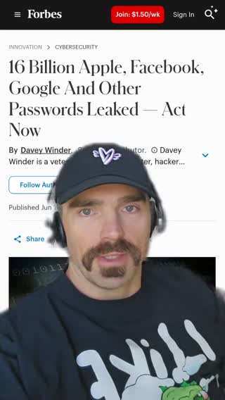 Huge data leak report led this morning #breakingnews #hack #hackers #databreach #password  #greenscreen #staysafe