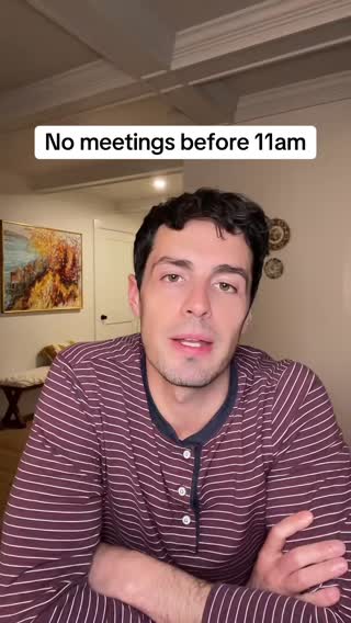 No meetings before 11am, it’s not personal. #marketing #agencies #creativity #businessowner 