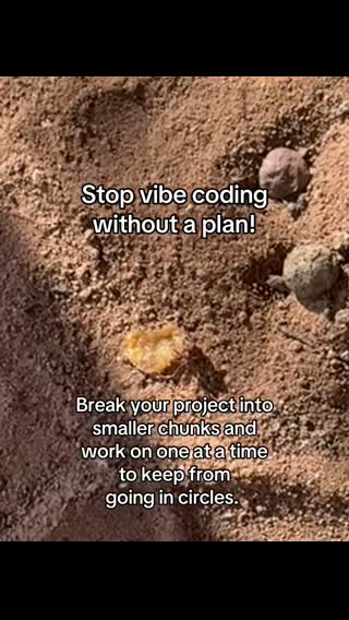 Don’t try to code the whole thing all at once. And start your project right with a PRD from PRD.opichi.com. #aicoding #prd #vibecoding #cursor #windsurf 