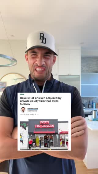Dave’s hot chicken acquired by PE baby! #nyeah #privateequity #daveshotchicken #subway #fy