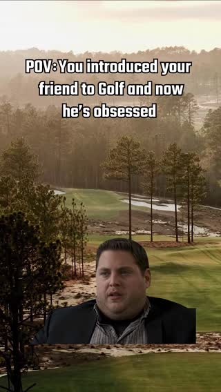He's hooked, i've created a monster.. 😆 #golfmeme #golf #jonahhill #golfmemes #golfer #golftiktok 