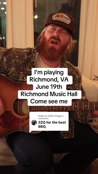 Replying to @Eddie Griggs RICHMOND VA PULL UP ON YOUR BOY JUNE 19TH AT RICHMOND MUSIC HALL #richmond #richmondva #rva #country #soul 