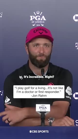 Jon Rahm offers some perspective after coming up short in the PGA Championship. #pgachampionship #jonrahm #golftok