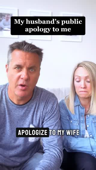 A public apology all men should hear #funnyapology #publicapology #apology #marriagehumor #coupleshumor #rickandcarly