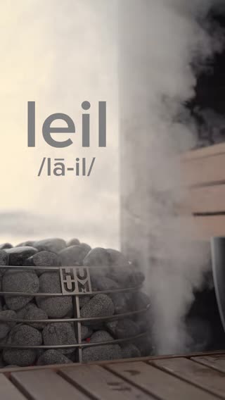 Today we’re celebrating the beauty of our mother tongue by sharing a word that holds a special place in the heart of every Estonian—especially if you love the sauna as much as we do 🤍 Introducing: 𝗟𝗘𝗜𝗟 😶‍🌫️ Leil is the steam created by pouring water on hot sauna stones. In Estonia, we say “viska leili,” which literally means “throw some sauna steam.” So next time you’re in a sauna, impress your friends by saying, “Let’s throw some leil!” Does your culture have its own special sauna word? Let us know in the comments! #huumsauna #sauna #saunalife #saunatime #saunatraditions #saunasteam #nordicsauna 