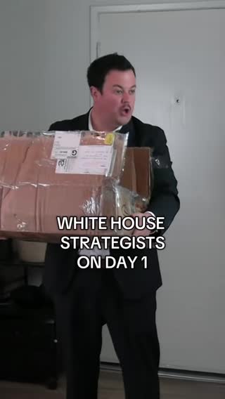 White House Strategists on Day 1 w/ @Orion Levine #fyp #foryou #inaugurationday #politics #elonmusk #salute #funny #comedy #sketch