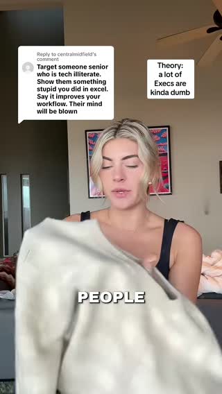 Theory: the higher you ascend in your biz, the dumber you are, and the more you need to be treated like a baby #techtok #business #tech