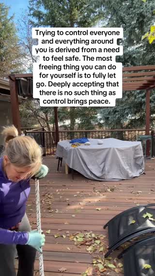 Control is just an attempt to feel safe.  There is an illusion that if I can manage this situation/person to be the way that I want it to be then everything will be ok. It’s simply not true though.  The only way we can feel a sense of safety is with the practice of connecting with ourselves. Building trust within your own nervous system starts with being present to yourself. Instead of always looking for an escape when difficult situations arise lean in to what is coming up. Ask yourself the following questions: 1. How do I feel about this? 2. Can I sit with this emotion and let it process through? 3. How does that shift the connection with yourself? Growth and healing take time so go slow and be patient but dive in! #mentalhealth #traumahealing #healingjourney #dailyhabits #nervoussystemregulation #ptsd #cptsd #chronicillness #addictionrecovery 