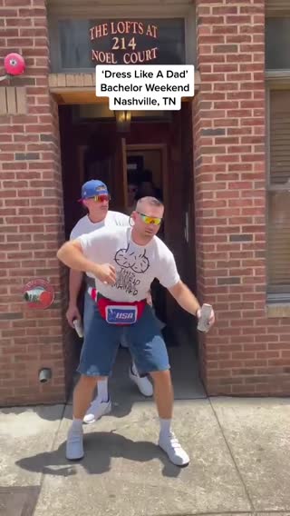 This is your sign to have a ‘Dress Like A Dad’ themed Bachelor party!...