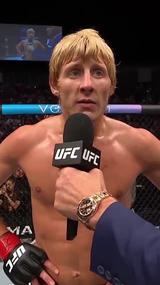 Paddy Pimblett with a HUGELY important Octagon interview at #UFCLondon 🙏