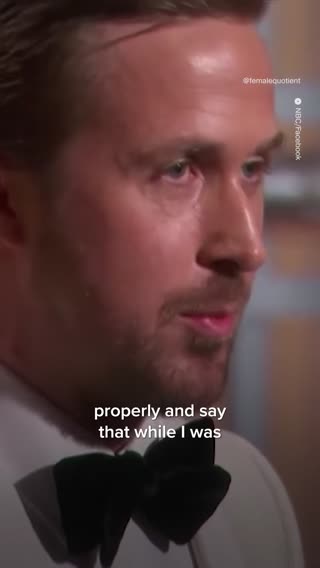 Gosling gets it! When it comes to work and family, the juggle is real.  Having a supportive partner like #EvaMendes helped #RyanGosling manage the constraints of these two demanding roles. There's nothing we love more than his public acknowledgement of the crucial role she plays💗