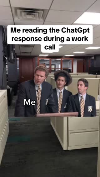 What would you di without ChatGPT #workhumor #corporatelife #workmemes #memes #work 