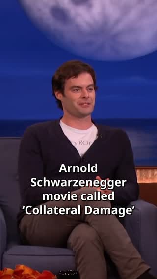 Bill Hader on his time working with Arnold Schwarzenegger 😂 (via @Team Coco) #BillHader #SNL #Barry #ConanOBrien #Comedy #ArnoldSchwarzenegger #CollateralDamage