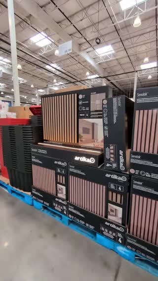 NEW Wooden Accent Wall Panels at Costco 🇨🇦 🤩. These are selling out quick! $59.99 spotted at Costco Markham East. #costcomarkhameast #Costco #Costcohaul #MrCME #CostcoFinds #costcoclearance 