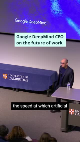 Sir Demis Hassabis returns to Cambridge to offer insights into the future of Artificial General Intelligence (AGI). The Queens' College alumnus gave a lecture about how the AI tools Google DeepMind is developing have the capacity to greatly speed up discoveries in areas of science from health to the environment, and more. Watch Sir Demis' full talk via the link in our bio 🔗 #CambridgeUniversity #Cambridge #UniversityOfCambridge #AI #ArtificialIntelligence #Coding #FutureTech #NobelPrize #CambridgeAlumni 