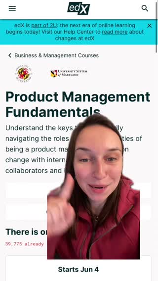 i love sharing free product resources with you guys!!! #product #productmanager #productmanagement #techtok #pivotintoproduct #breakintopm #edx
