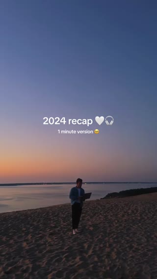 2024 recap audio , 1 minute version 🤍 #2024 #recap #2024recap #2025 #fyp #foryou #pourtoi #travel 
