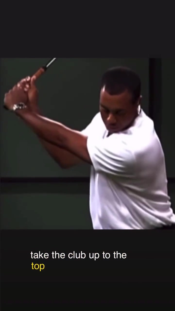 Tiger talked about this with Butch Harmon years ago the pause drill Pause at the top Let the arms fall Then rotate Why it works Most golfers fire their hips immediately from the top causing the arms to get stuck behind them The pause forces proper sequencing so the hands get back in front of your body Checkpoint I use When your hips are roughly square your hands should be at or below belt level golflesson tigerwoods golfswingcoach golf golftiktok