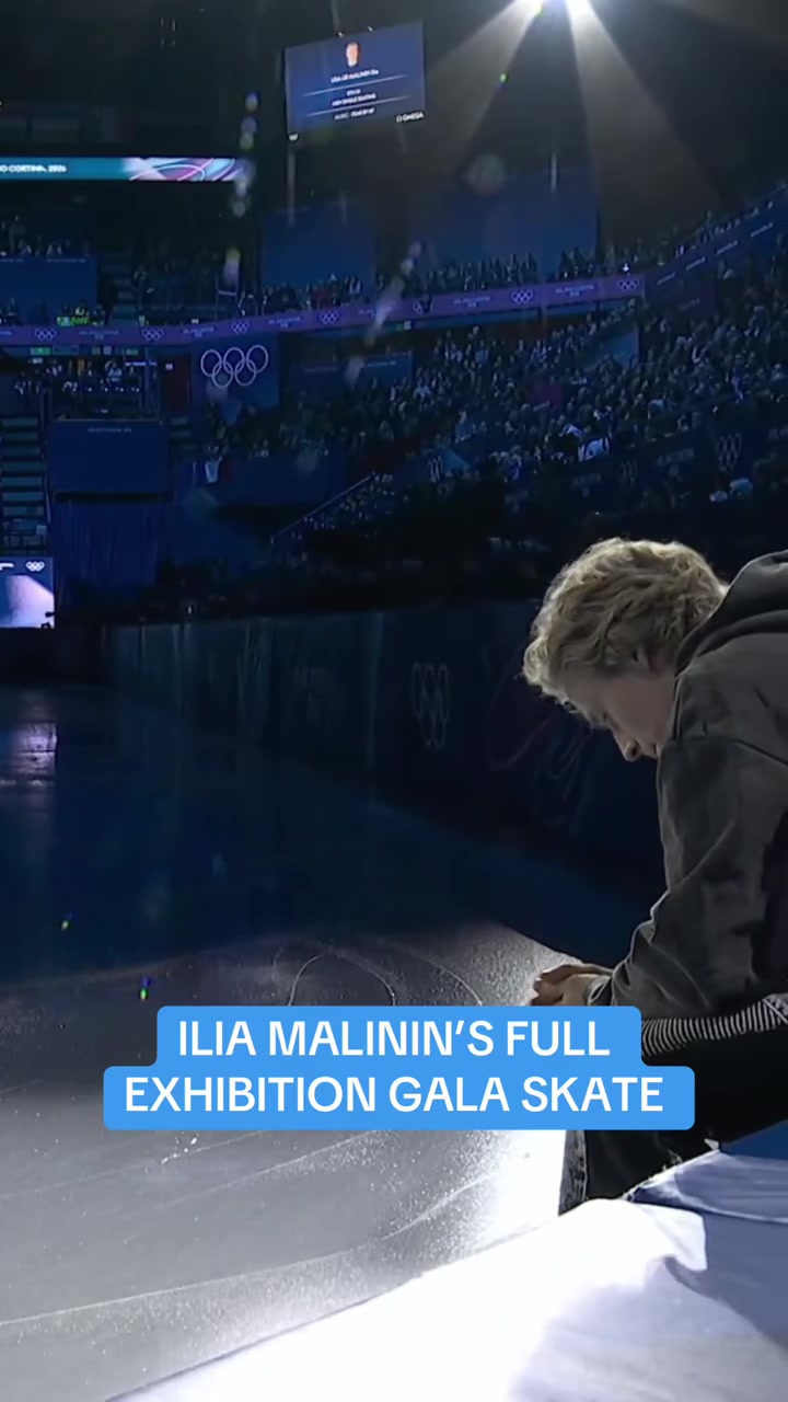 Ilia Malinin wows the crowd one last time at the WinterOlympics