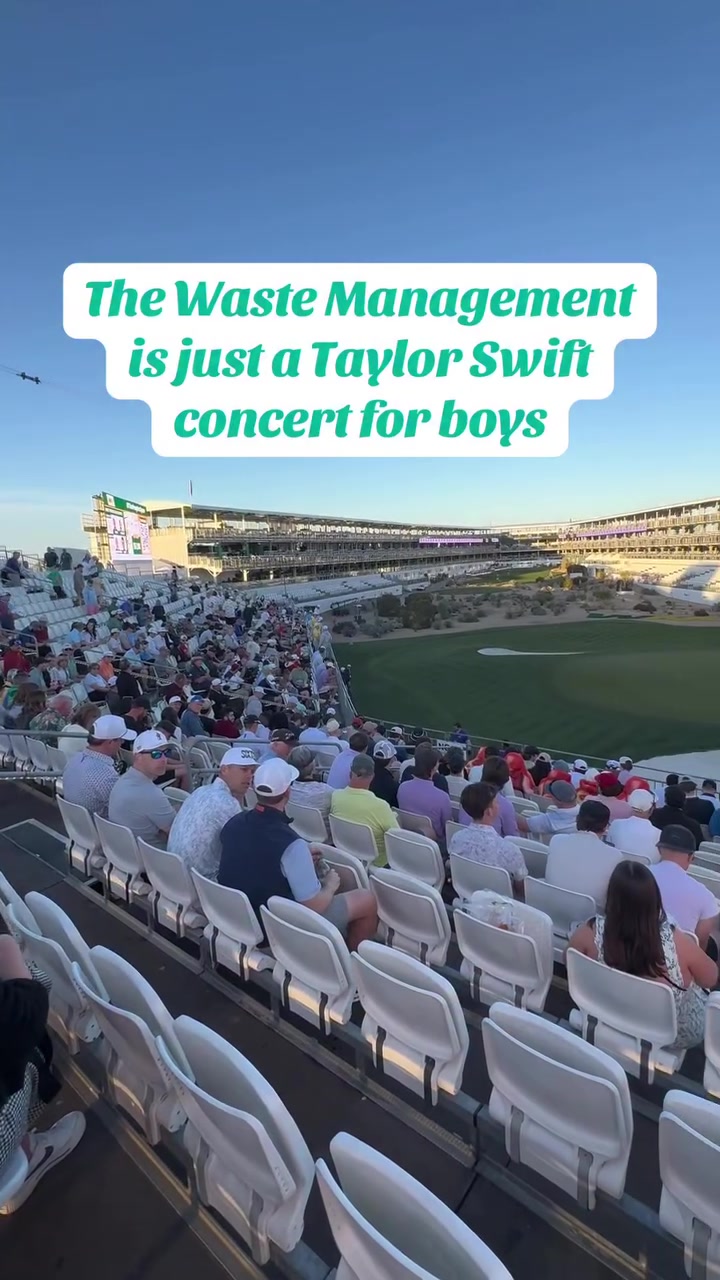 Who knew golf fans were just like Swifties

#wastemanagement #taylorswiftconcert #tpcscottsdale #wastemanagementphoenixopen #swiftieforlife