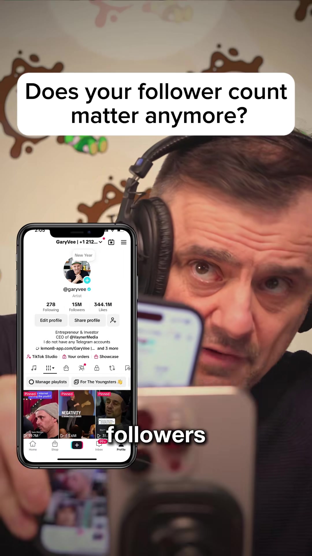 The value of follower count is becoming less and less important with the new "TikTokification" of social media. Leave a comment of what you think