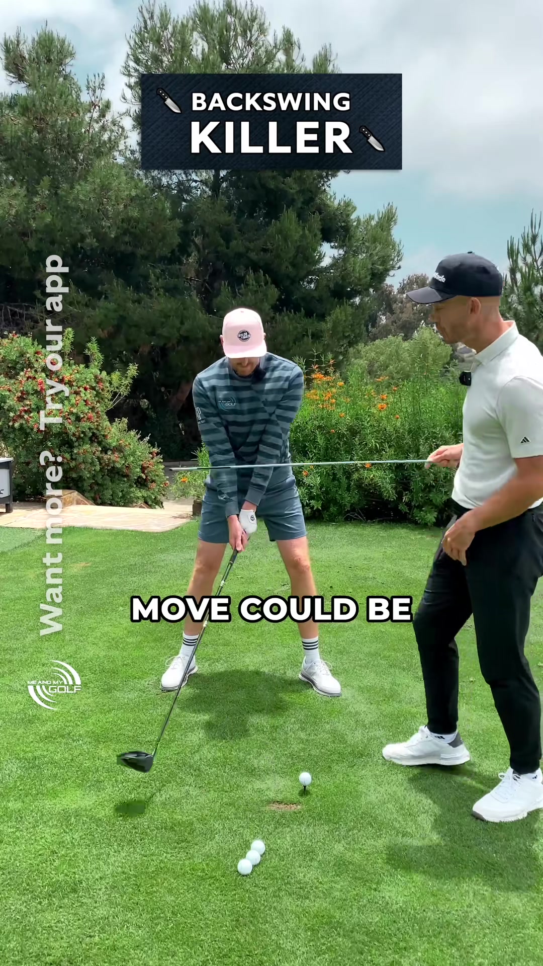 Turn Early In The Backswing! This is a common trait of many the best golfers in the world. They engage the body in the back swing early 🏌️‍♂️ If you only move your arm across your chest it only sets you up for compensations in the downswing and more inconsistencies Give this 9-9 drill a go and get that body moving! Let us know how it goes! #backswing #golfswing #GolfTips