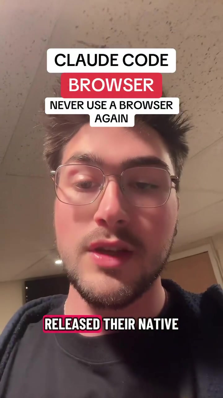 Claude code browser extension! Automate any browser task with slash commands and subagents. #claude #aiautomation #vibecoding #coding #ai