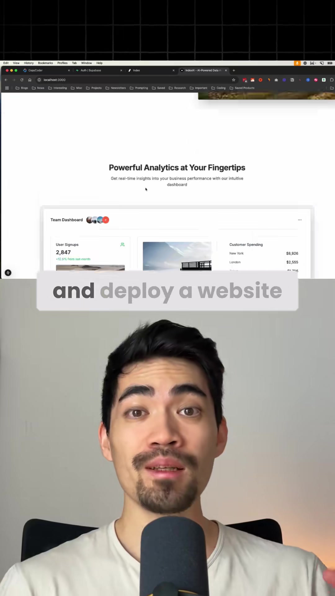 How to build a website with copycoder.ai + cursor #ai #coding #website #software #cursor 