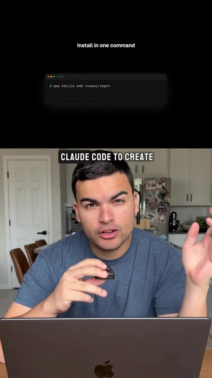 Claude can now make videos?!

Claude Code + Remotion is a crazy combination if you want to start making videos, but don’t have any editing skills. Takes 5 minutes to spin this up and give it a try. If you’re still not caught up on Claude code, comment “motion” and I’ll send you a resource to get started. #maven #claudecode #ai #remotion
