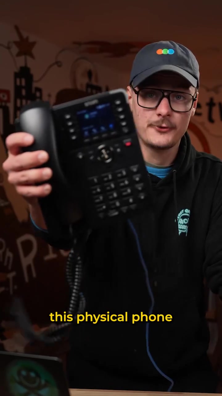 410K views · 3.6K reactions | Add a REAL Desk Phone to the Cloud in 60 Seconds (FREE) Check out 3cx and set up your own FREE phone system on the cloud: https://ntck.co/3cx2025 @3CX | NetworkChuck