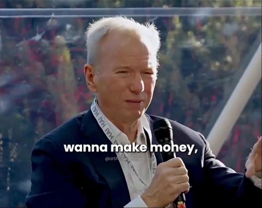 Big Brain AI - Eric Schmidt's advice for making money in AI right now:  "Found an ag...