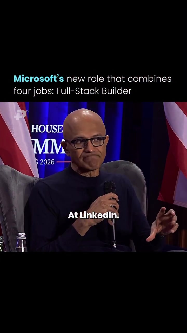 Microsoft has redefined how product teams work by combining four traditional roles: Product Manager, Designer, Frontend Engineer, and Backend Engineer into a single “full-stack builder” position.

This change is driven by AI coding assistants, which let individuals handle tasks across disciplines, making specialized silos less necessary.

Follow @Profit for more content like this 🤝

Media: All in Podcast