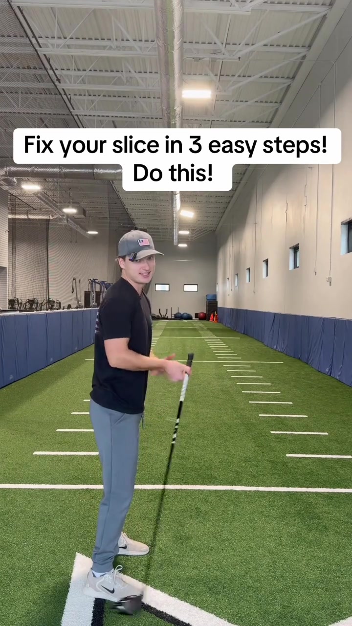 Everyone should be able to fix there slice within one range session Step one is always to get the face closing to the point where the ball goes left Once you see the ball going left then start working on club path golfdrills golfdriver golfslice golfcoach